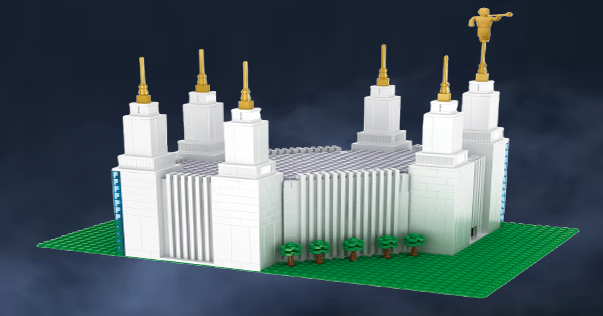 Brick'Em Young - Brick Model Temples, Missionary Figurines, Nativity
