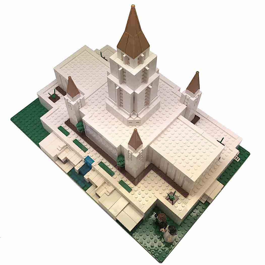 Brick Building Blocks to Build Oakland Temple
