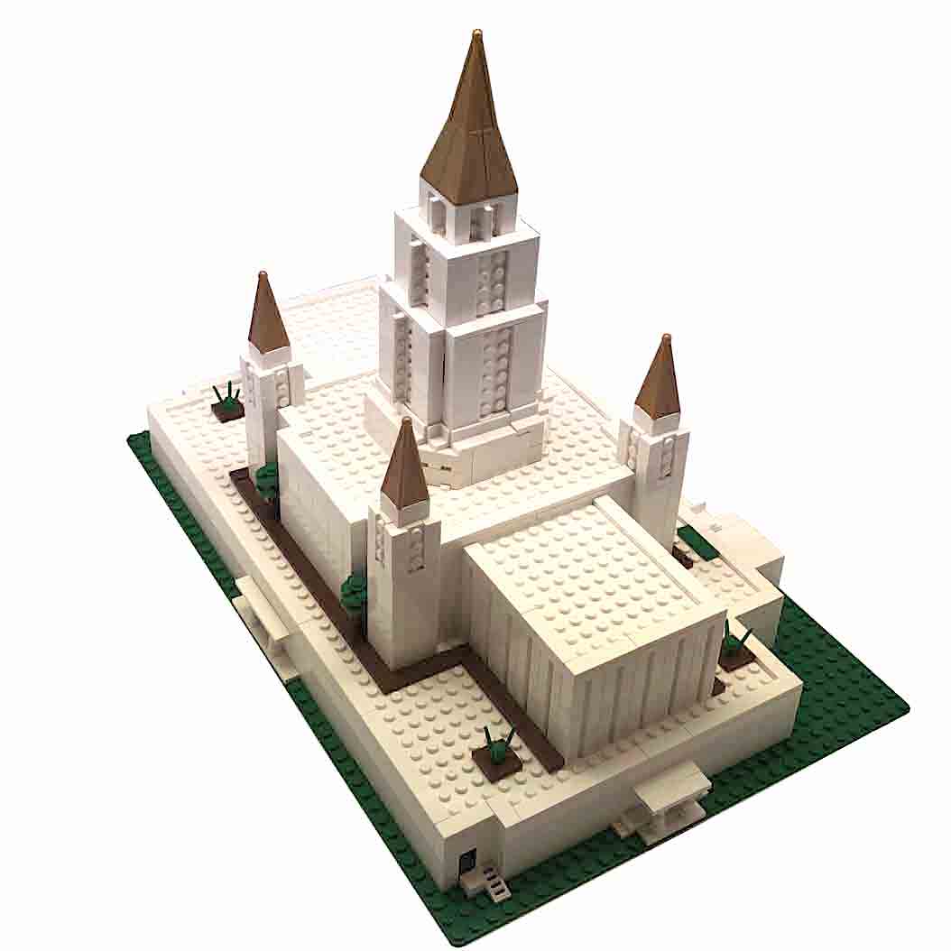 Oakland Temple Brick 'em Young Building Bricks Set